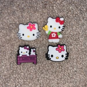Set of 4 Hello Kitty Jibbits